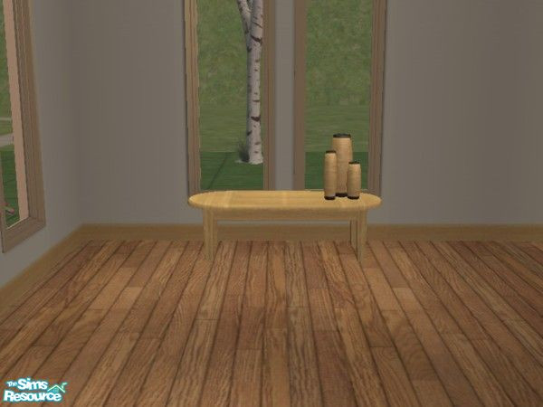 Sims 2 — Wooden Vases by toriamos — Light Wood vases. The Set has been updated with Simpe V 0.15
