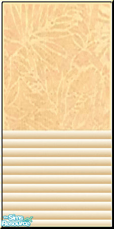 Sims 2 — Cream Flower Paneling by SpunkyBel — Perfect in any room. Minimal costs with champagne results. 