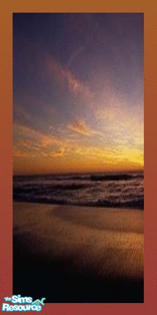Sims 2 — Sunsetwalls by ead425 — the peace and quiet of sunset on the beach