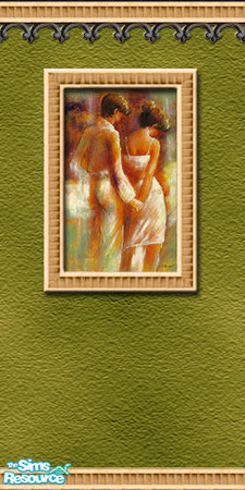 Sims 2 — Olive Venetian Wall 3 by Simaddict99 — Gorgeous Venetian textured wall with intriguing architectural detail,