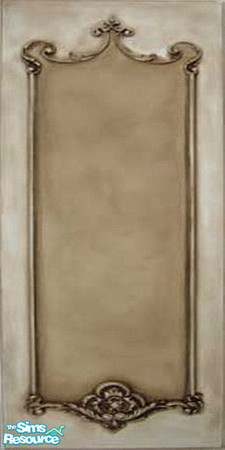 Sims 2 — Tusk Wall by ljkane — Simple wall with very exquist scrolling 