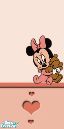 Sims 2 — Minnie Wall by JulyRox — Made by July C. A. (JulyRox)