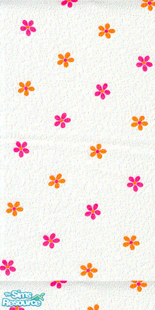 Sims 2 — Flower Power Collection-Wall by AngelKitten056 — The Wall in the flower power collection