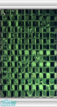 Sims 2 — S. Green Wall Tile by Sjhon — This green tile goes well in any room needing green tile.