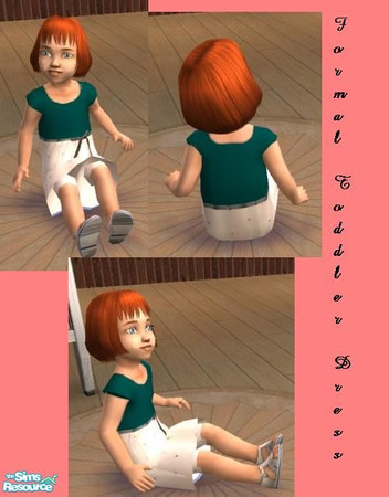 Sims 2 — Former Dress for Toddlers by jeyca — Now your toddlers can join your sims at that special event in style! Cute