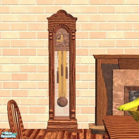Sims 2 — Country Grandfather Clock by buntah — This is the grandfather clock for my Country Copper Kitchen set.