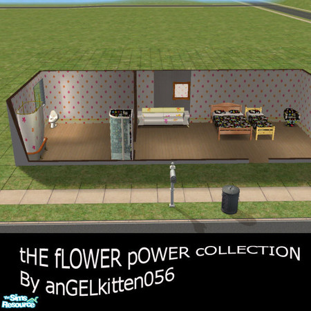 Sims 2 — Flower Power Set by AngelKitten056 — My second set. For your little sim girl who loves flowers.Includes Shower