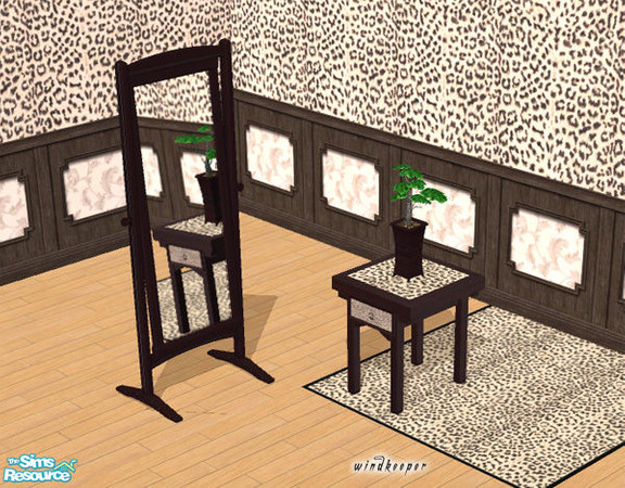 Sims 2 — "Snow Leopard" mirror by TSR Archive — "Snow Leopard" mirror