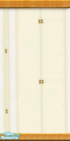 Sims 2 — Mackintosh Wallpaper by Zillah — Wallpaper with wood molding.For Mackintosh room by Zillah. 