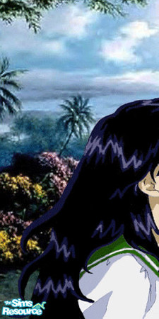 Sims 2 — Moonlite 1/3 by KagomeHanyou — 1 of 3 of my Moonlite Mural for Inuyasha and Kagome.