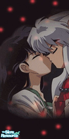 Sims 2 — Kiss 1/3 by KagomeHanyou — 1 of 3 of my Kiss Mural. NO not the group! From Inuyasha Movie 2, my favorite scene