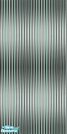 Sims 2 — Turqray-set, Wallpaper by BetterbeSim — Turqoise and grey metal reflecting stripes for a cool modern look.