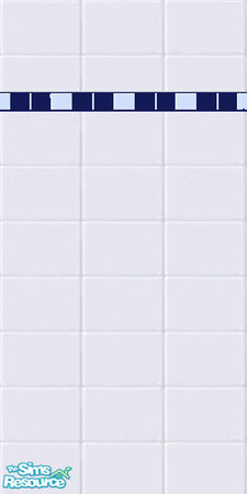 Sims 2 — Navy-Whitewash Tile by Shalea — These white tiles give bathrooms a clean, zesty appearance while the navy-lt