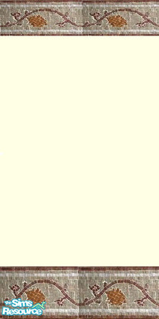 Sims 2 — MichaelAngelo by The_Unicorn — beautifull creme coloured walls with paintings and one plain wall