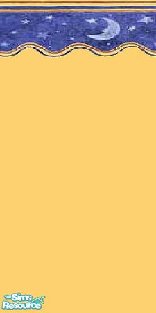 Sims 2 — Bright Night Wallpaper by sxylissy83 — A bright yellow background is brought to life with a fun blue border with