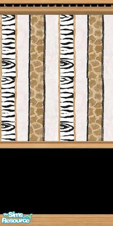 Sims 2 — Jungle Stripes by sxylissy83 — This wallpaper is great for a child or teenager's room! What kid wouldn't want