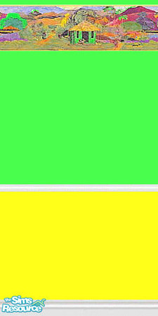 Sims 2 — Blacklight Lime and Yellow by Lorah — By Lorah