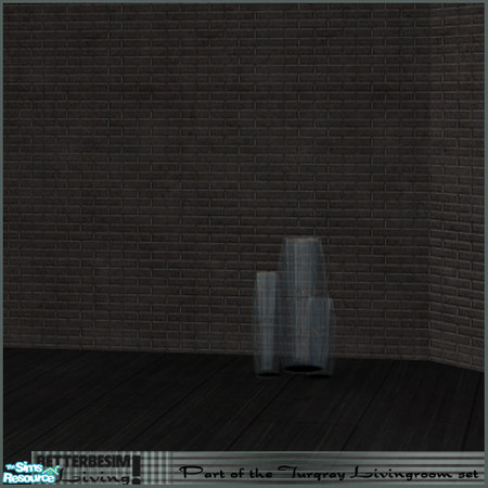 Sims 2 — Turqray-set, Vases by BetterbeSim — Crystal vases with a touch of blue. Created by BetterbeSim. Do not change