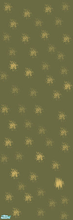 Sims 2 — Laura Simly Vines & Flowers Living Room - Sponge Paint by debs913 — Sponge paint technique used to create