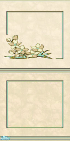 Sims 2 — El Dorado Wall & Floor Set - Eldor3 by eriduserpent — A panel from the El Dorado set. (Three to choose from)