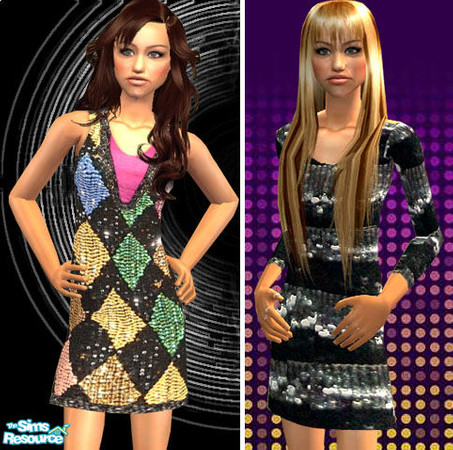 Sims 2 — Miley Cyrus / Hannah Montana Set by ma.r.ie — Teen outfits worn by both Miley Cyrus and Hannah Montana. Miley