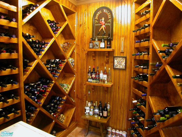 Sims 2 — Wine Cellar at Constantia Vista by TrailRunner782 — A picture of the wine cellar at Constantia Vista in