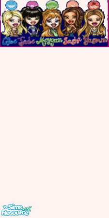 Sims 2 — Bratz Wall Paper by PhantasyGurl — Part of my Bratz Little Girl's Collection!