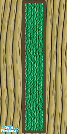 Sims 2 — Plank Wall with Green Fabric Inlay by buntah — This is the wall for my Mean Green Bedroom set.