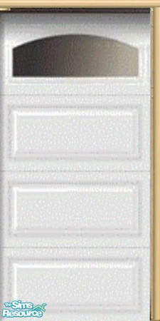 Sims 2 — White Panel garage Door Left Side 1 of 3 by lledford — This is the left side of a 3 part set to create a garage