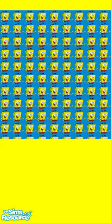 Sims 2 — Spongebob Wallpaper 3 by oldmember_sapphy75 — Part of my Spongebob bedroom set.