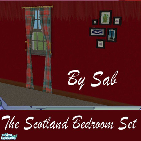 Sims 2 — The Scotland Bedroom Set Wall Hangings by Sab — A few pictures to do with scotland