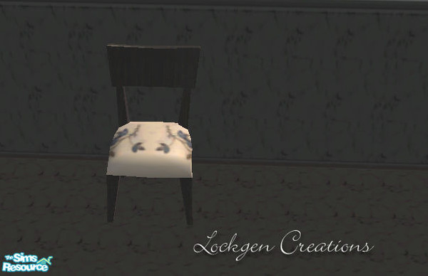 Sims 2 — Oriental Blue Diningroom - Chair 1 Cushi by lockgen — Part of my Oriental Blue Diningroom. The Base of this