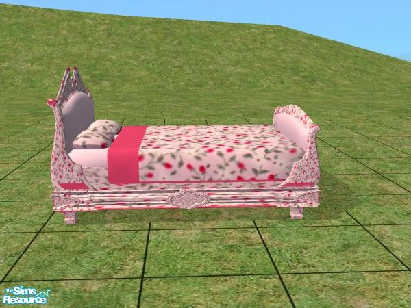 Sims 2 — Pink Rose Bedding by airbubble9 — Pink Rose Bedding.