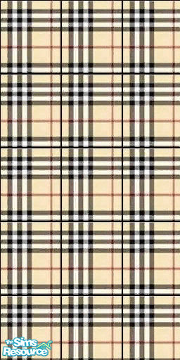 The Sims Resource - Burberry Wallpaper 1