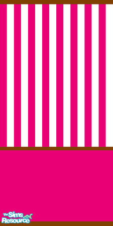Sims 2 — Pink Stripes by insanesupergirl — Part of Stripes Collection Two shades of pink with wood panelling across the
