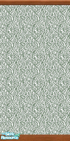 Sims 2 — Cool Mint Collection 1 by LittleSimPeople — Lightly textured, cool mint coloured wallpaper. See floors to match.