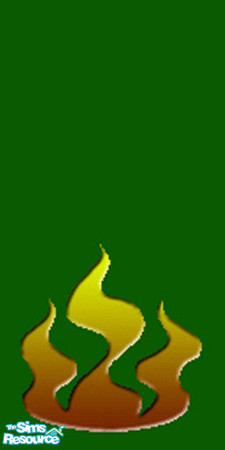 Sims 2 — Ruby Fire Wallpaper by Dark_Design — Fire crawls up your wall with out burning you! Now, on a Ruby Background!