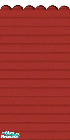Sims 2 — Red Wood Siding by MugaSim — Red Wood Siding