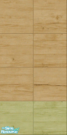 Sims 2 — Modern Wood Paneling Green by AstroBoy — Modern wood paneling feat. green wash.