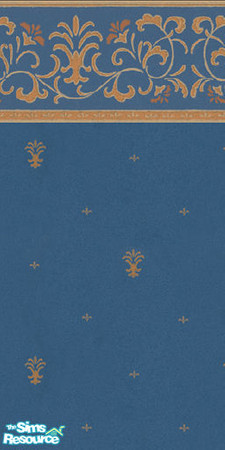 Sims 2 — Blue Room by jonayla — A very expensive wallpaper for your rich Sims who want to brag with the money they spent