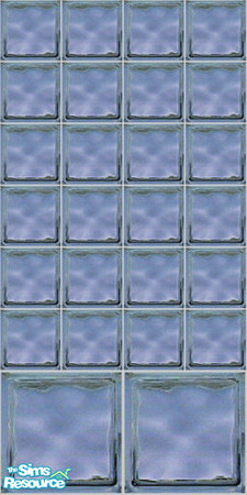 Sims 2 — kirbySoft Glass Blocks by geekSim — Ever wanted a wall made of glass blocks? Now you can!