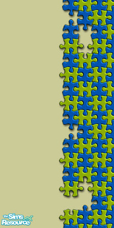 Sims 2 — Jigsaw Puzzling (Left) by geekSim — Puzzled? Try ending your decorating with this one. Goes well with my beige