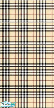 The Sims Resource - Burberry Wallpaper 1