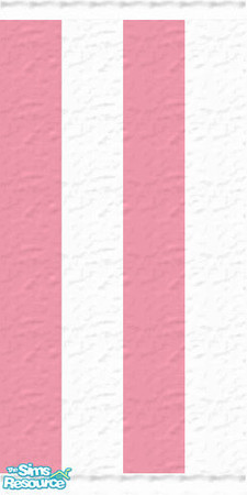 Sims 2 — Pink Striped Wall by SSilver — Part of my "Lil' Miss" Bedroom Set.