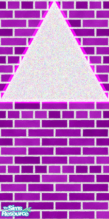 Sims 2 — Purple brick wall with fabric by buntah — This is the wallpaper for my Purple Nursery set.