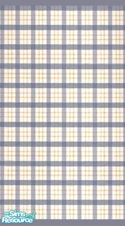 Sims 2 — Blue & Yellow Plaid by ms_teree — Interesting and unique. For the discrinating Sims. Created by Ms Teree.