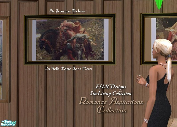 Sims 2 — FSMCDESIGNS Wall Art by FSMCDESIGNS — Part of my Romantic Aspirations Art Collection. Enjoy, Michael
