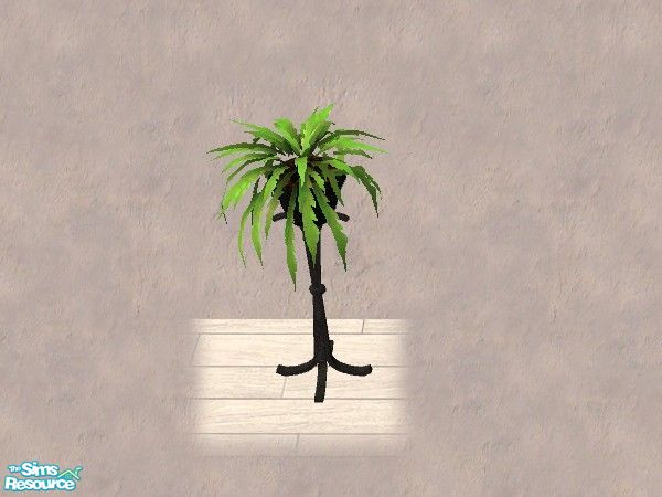 Sims 2 — Fern plant 6 by Bitzybus — A makeover for the Fern plant. New leaves.