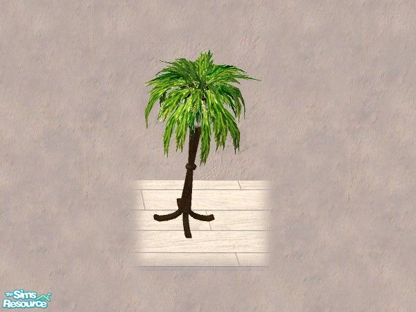 Sims 2 — Fern plant 4 by Bitzybus — A makeover for the Fern plant. New leaves.