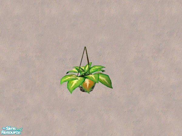 Sims 2 — Hosta La Vista plant 5 by Bitzybus — A makeover for the Hosta La Vista plant. New color of the leaves and the